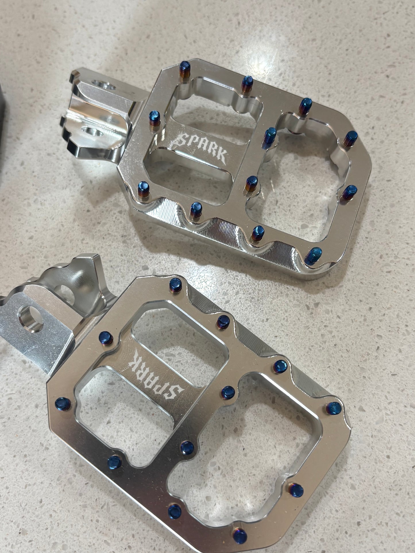 Titanium Wide E-Moto Pegs
