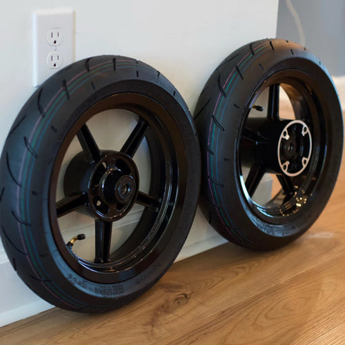 12 Inch Supermoto Wheelset for the Qronge X1 Spark
