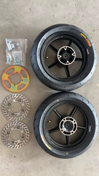 12 Inch Supermoto Wheelset for the Qronge X1 Spark